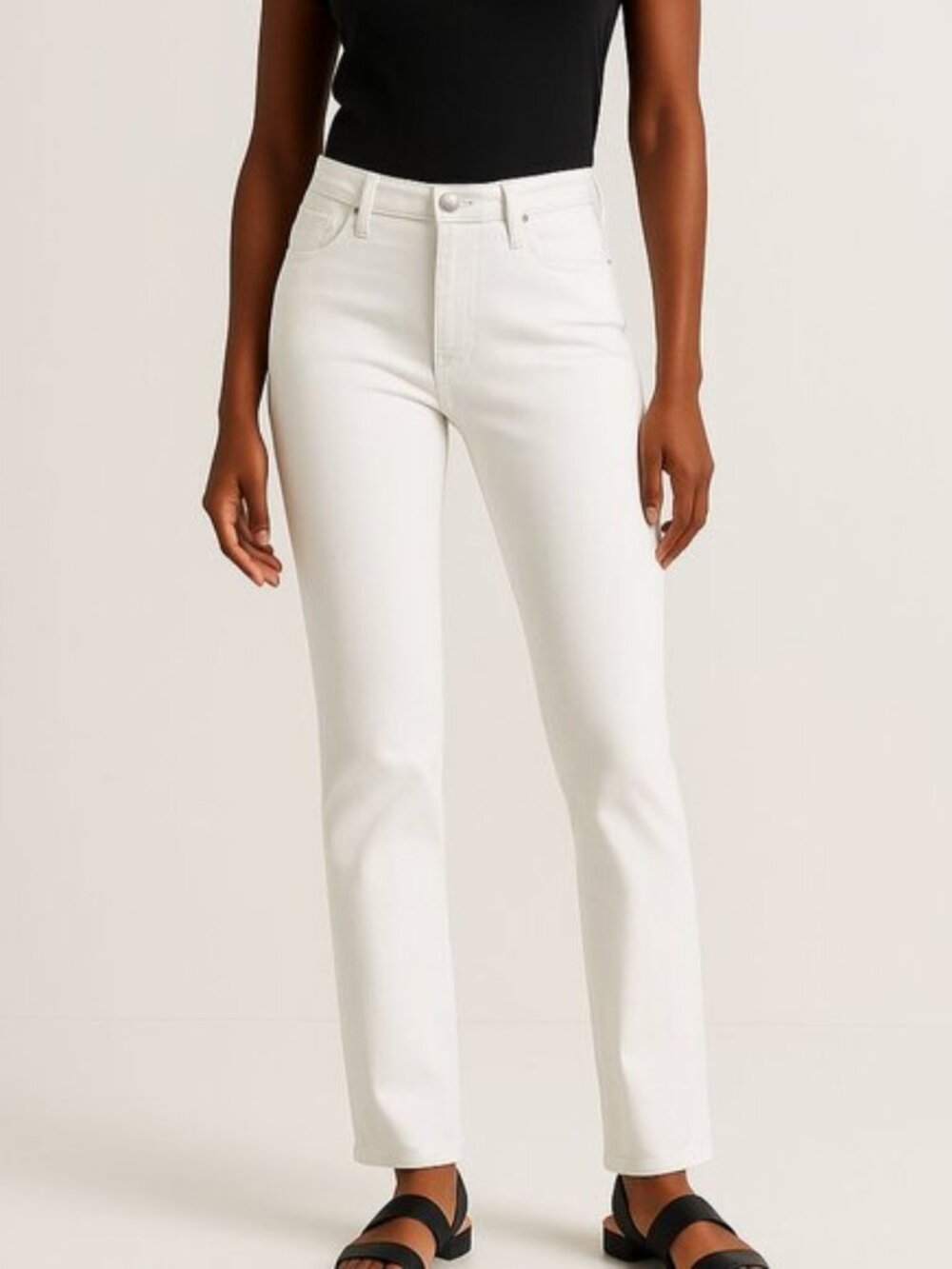 MOTHER The Smarty Pants Skimp High Rise Jeans in Totally Innocent size 30 NEW